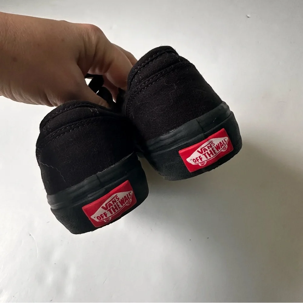 Vans Lace up Blackout Shoe